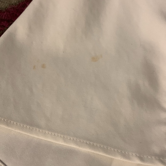 🔥VENUS Popped Collar White Asymmetrical High/Low Top Gold Accents Size 12 - Picture 14 of 14